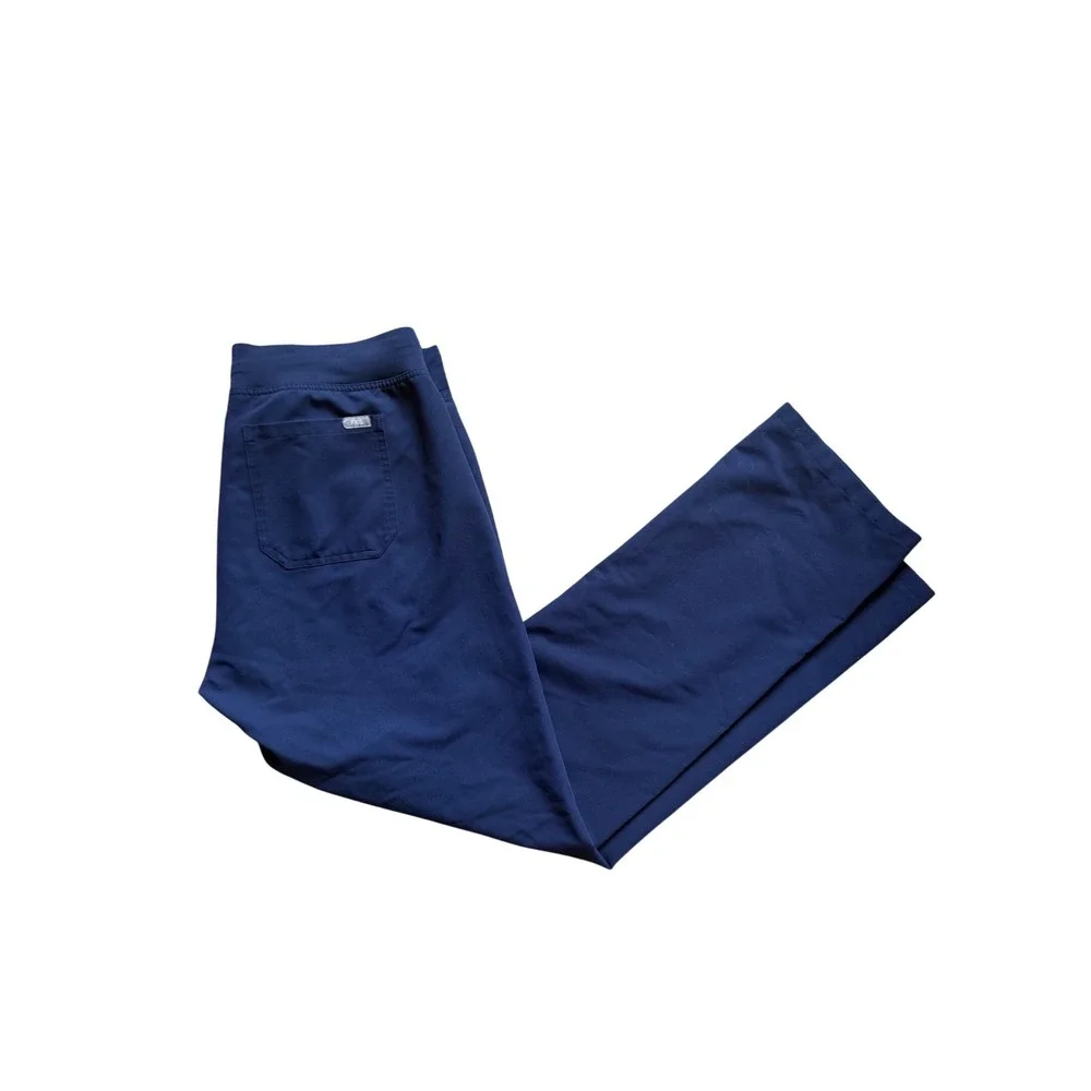 FIGS Scrub Pants Mens Large Tall Navy Blue T21003T Technical Collection Straight